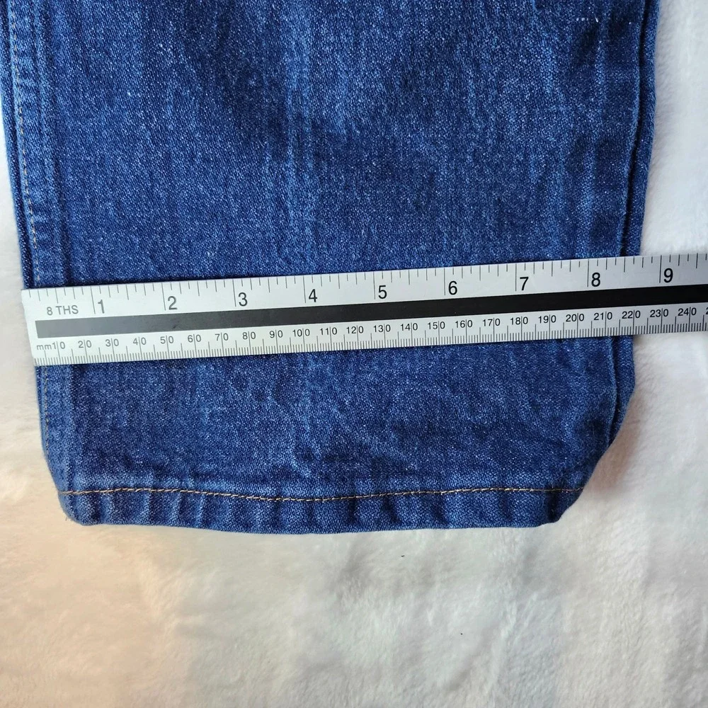 Wrangler Cowboy Cut Jeans Mens44x32‎ Blue Excellent Straight Leg Denim 13MWZ